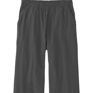 Title Nine Slaycation Wide Leg Cropped Pants in Gray